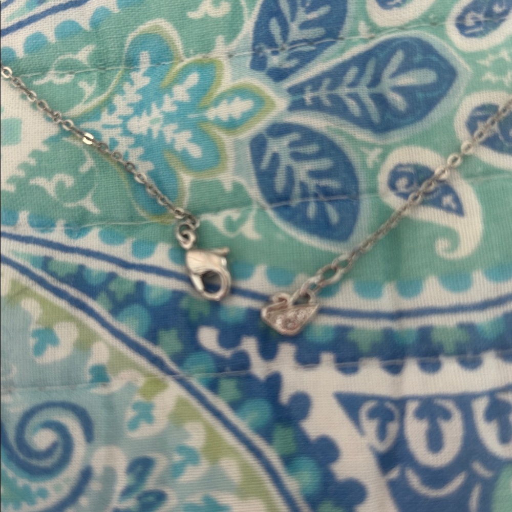 Swarovski Crystal Teardrop Pendant Necklace - Picture 2 of 4